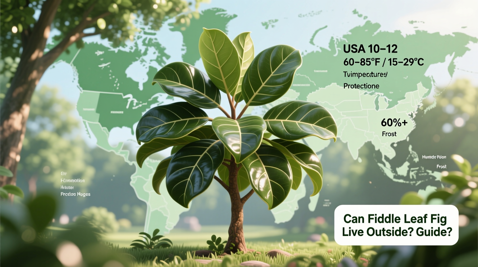 Fiddle Leaf Fig Outdoors: 5 Climate Zones | TheHomeSprouts