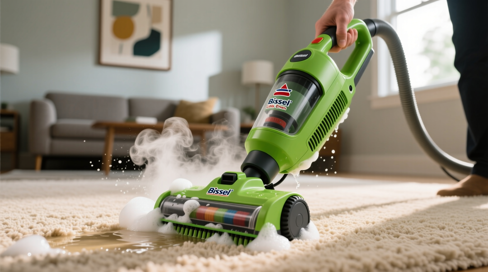 how to use bissell little green