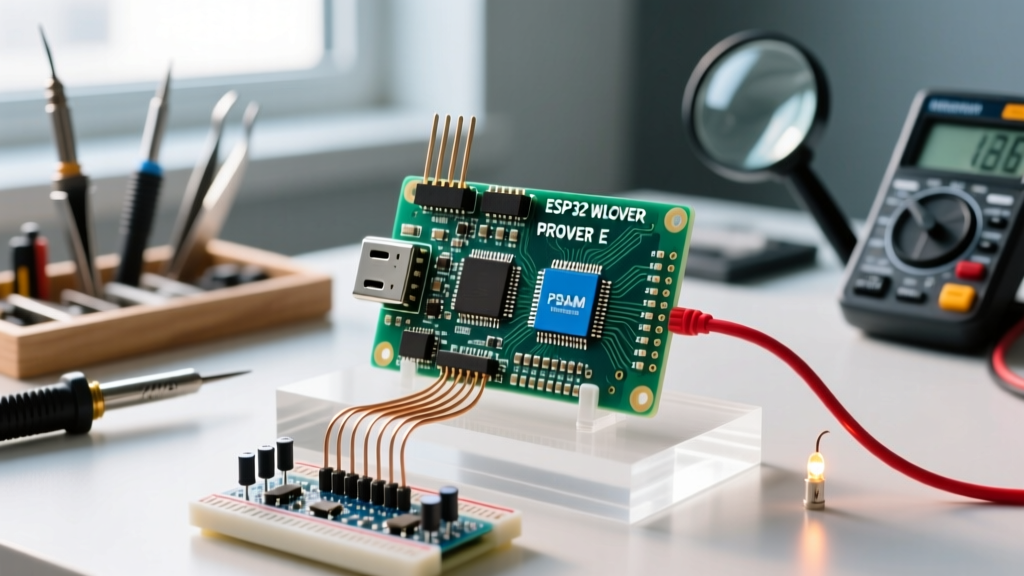 ESP32 WROVER E Arduino Setup: Beginner Guide to PSRAM
