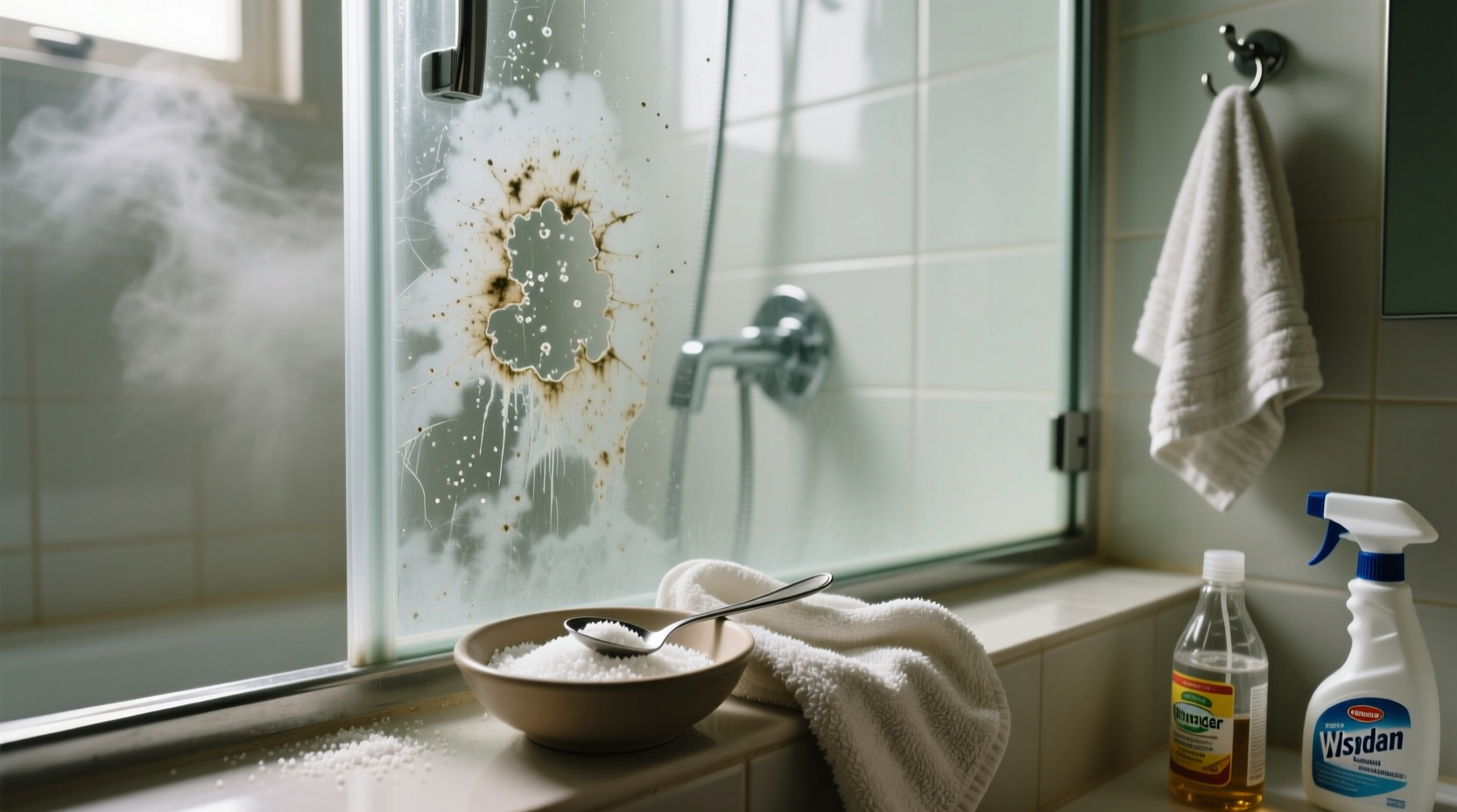 washing soda for hard water stains