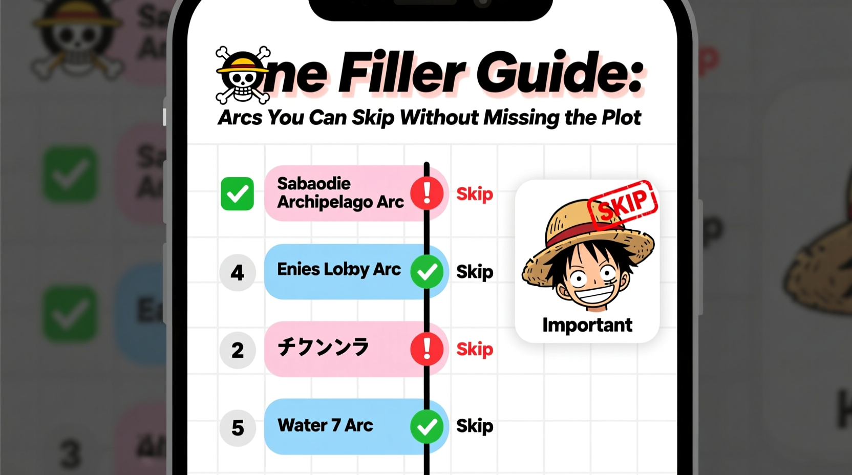 one piece filler guide arcs you can skip without missing the plot