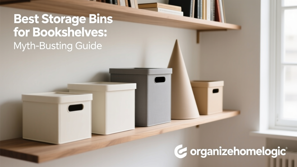 Best Storage Bins for Bookshelves: Myth-Busting Guide