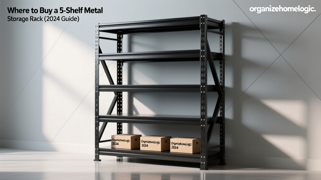 Where to Buy a 5-Shelf Metal Storage Rack (2024 Guide)