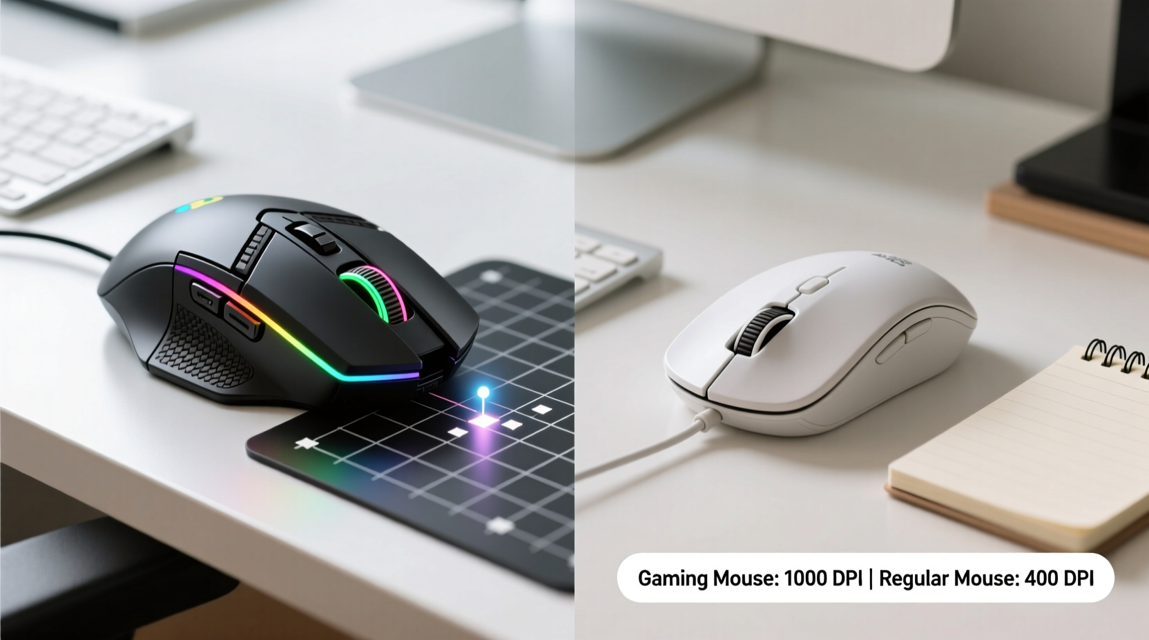 gaming mouse vs regular mouse precision difference for non gamers