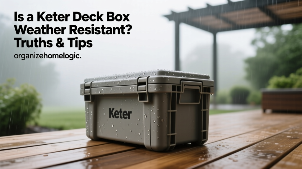 Is a Keter Deck Box Weather Resistant? Truths & Tips