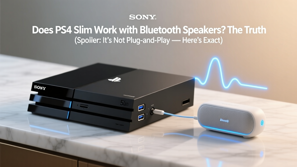 PS4 Slim Bluetooth Speakers: What You Really Need