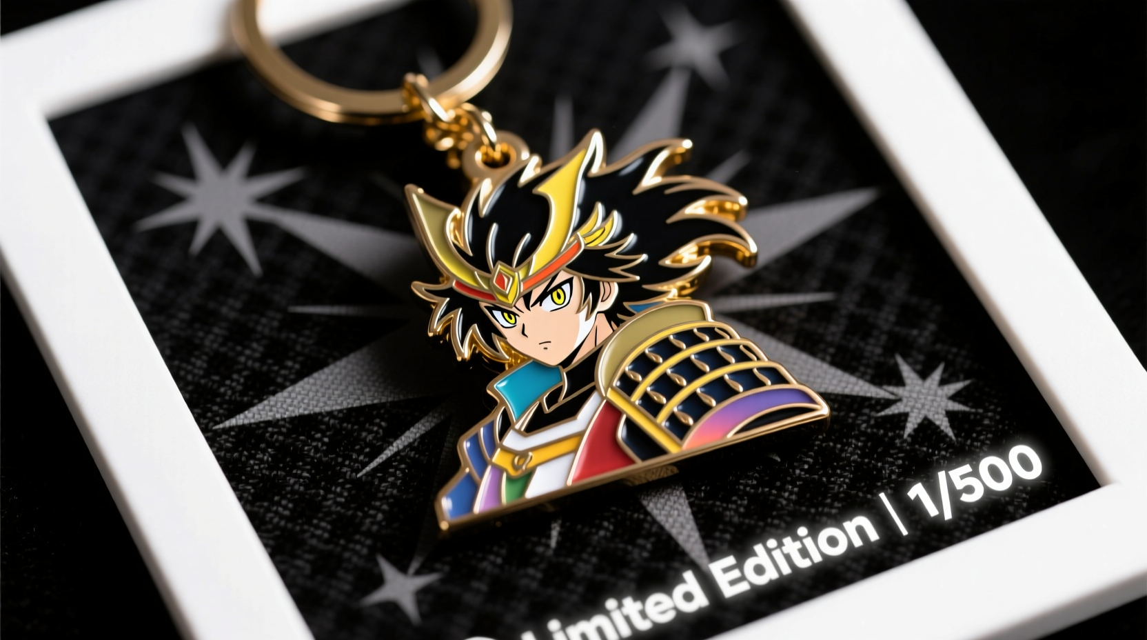 anime merch keychain or enamel pin which holds its value better