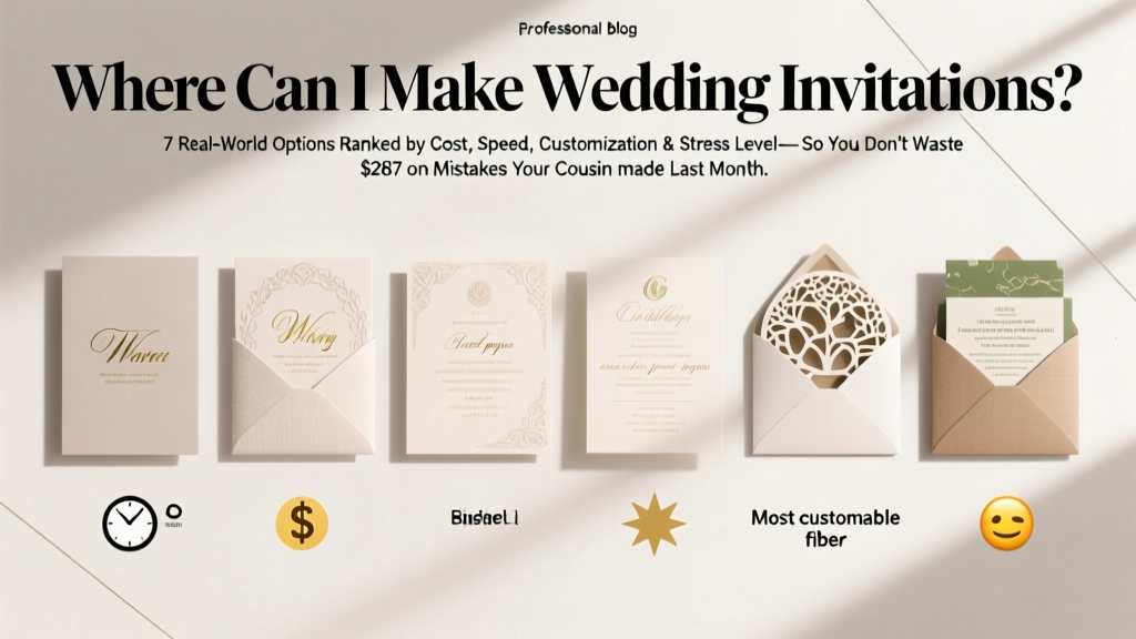 Where to Make Wedding Invitations (2026)