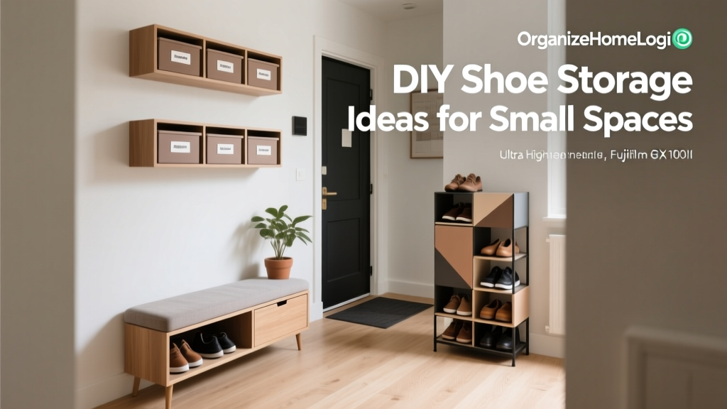 DIY Shoe Storage Ideas for Small Spaces