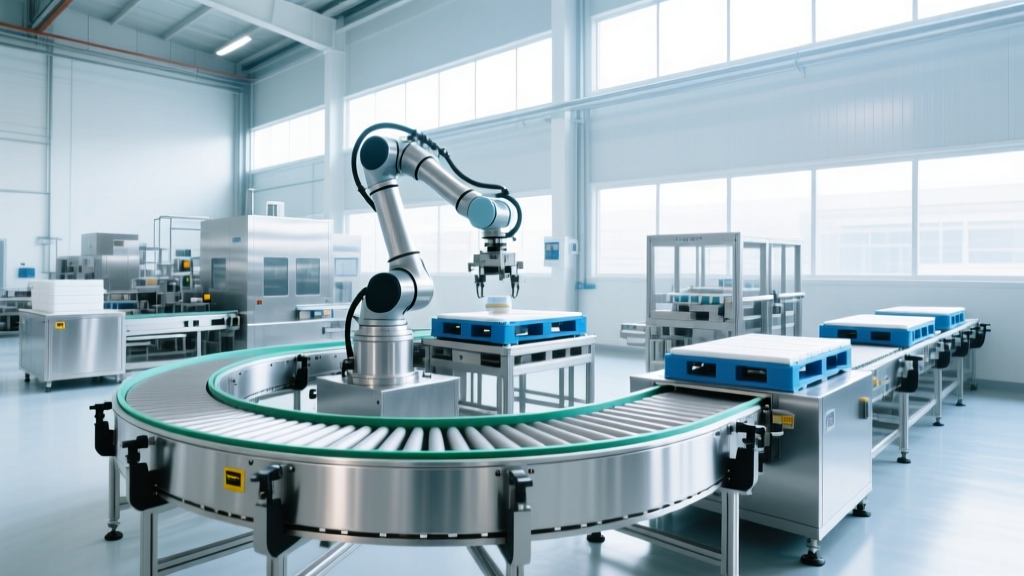 Selecting Manufacturing Material Handling Equipment for Food & Pharma