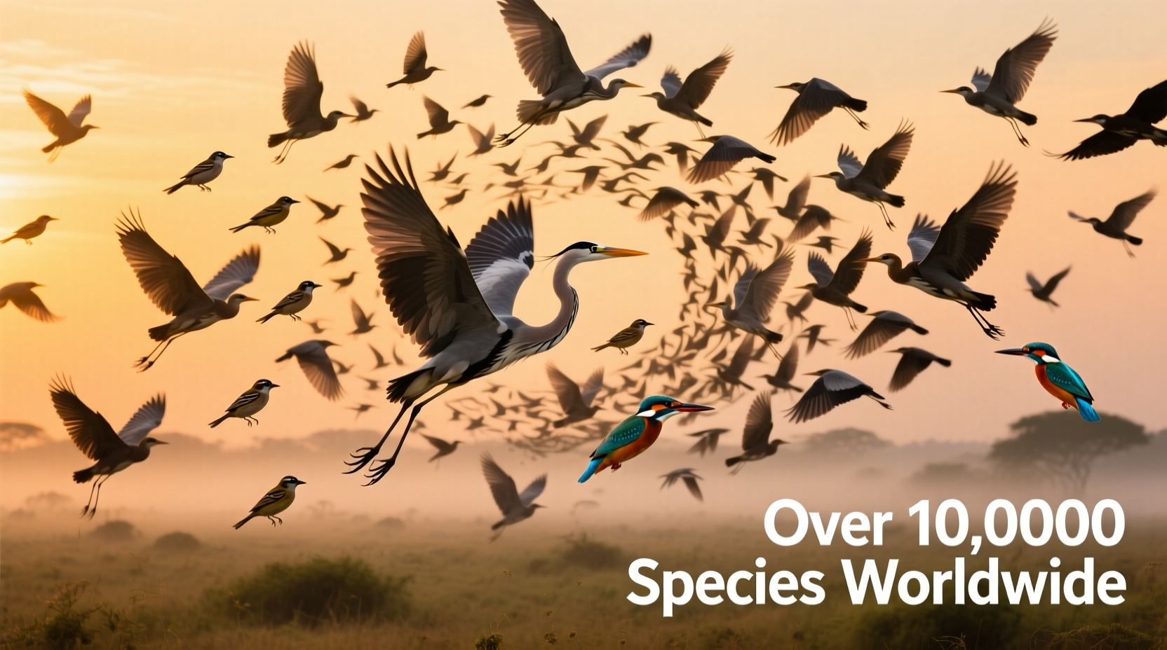 How Many Birds Are There? Over 10,000 Species Worldwide
