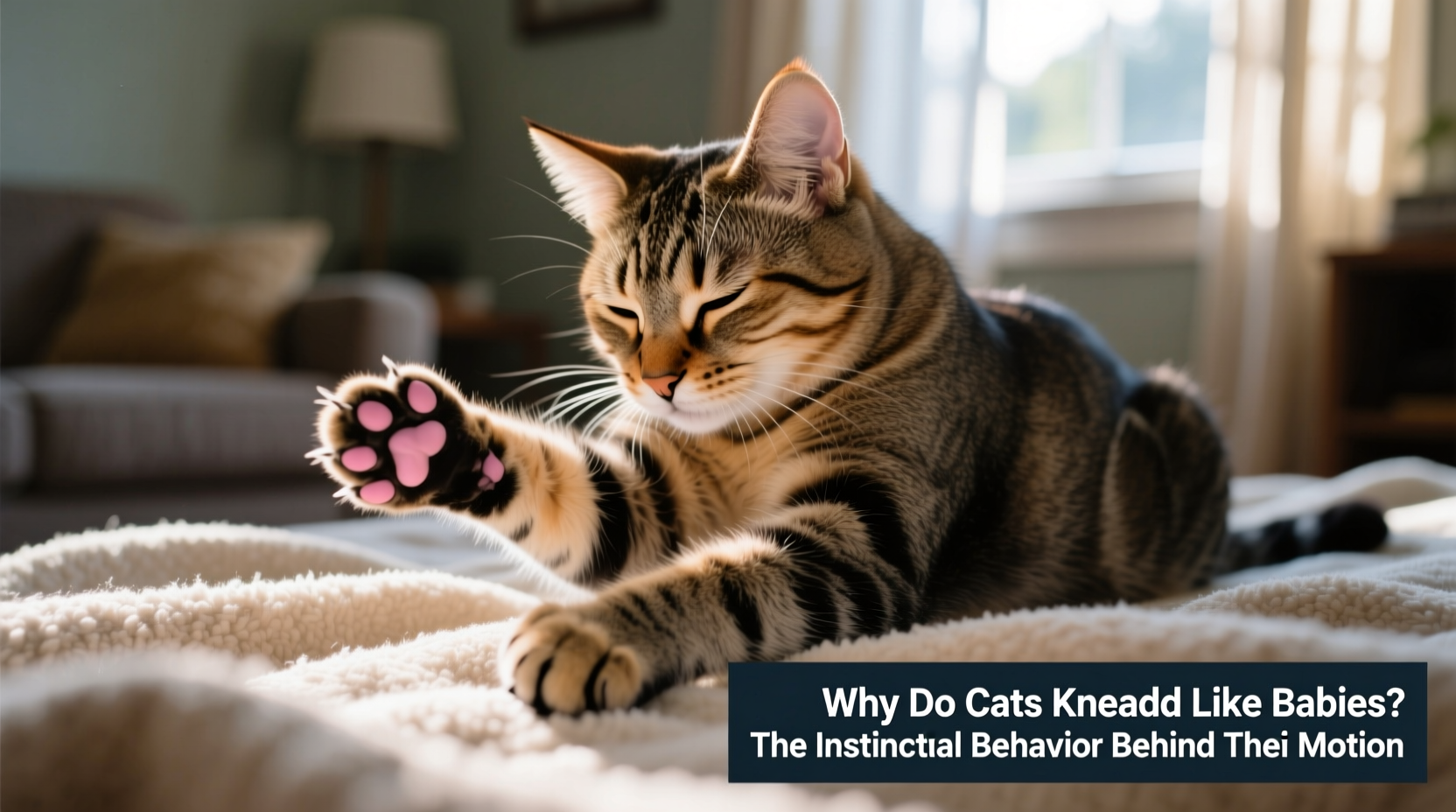 why do cats knead like babies the instinctual behavior behind the motion