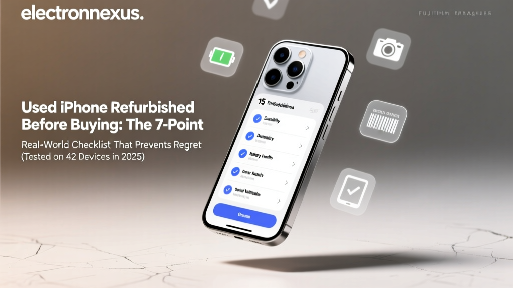 Used iPhone Refurbished Before Buying: The 7-Point Real-World Checklist That Prevents Regret (Tested on 42 Devices in 2025)