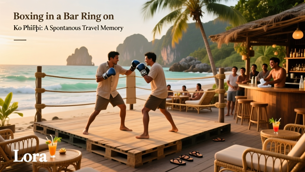 Boxing in a Bar Ring on Ko Phi Phi: A Spontaneous Travel Memory