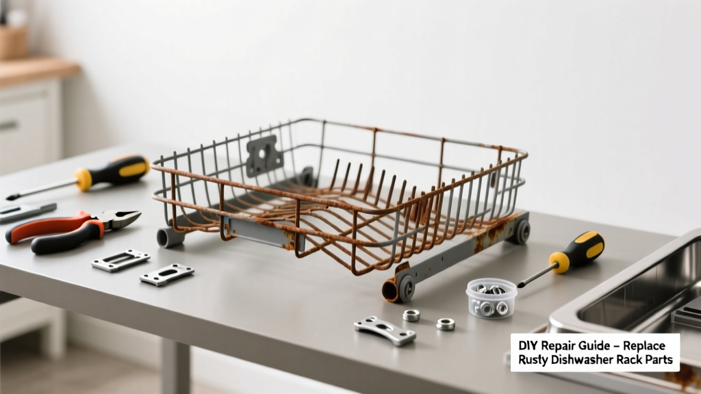 Replace Rusty Dishwasher Rack Parts: DIY Fix Guide