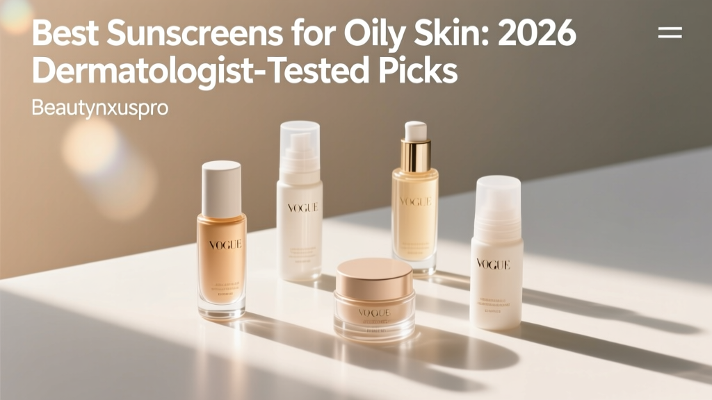 Best Sunscreens for Oily Skin: 2026 Derm-Tested Picks