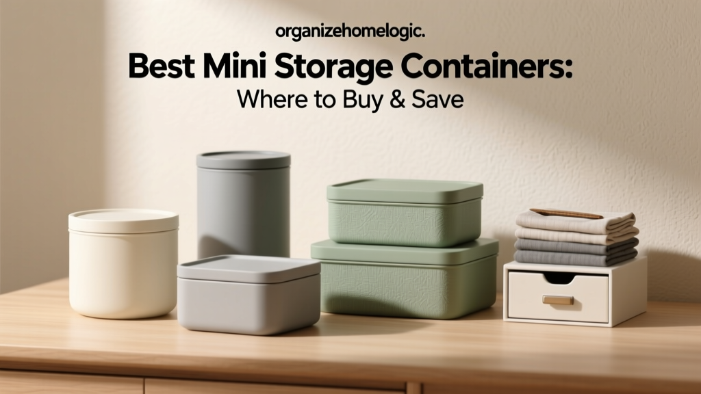 Best Mini Storage Containers: Where to Buy & Save