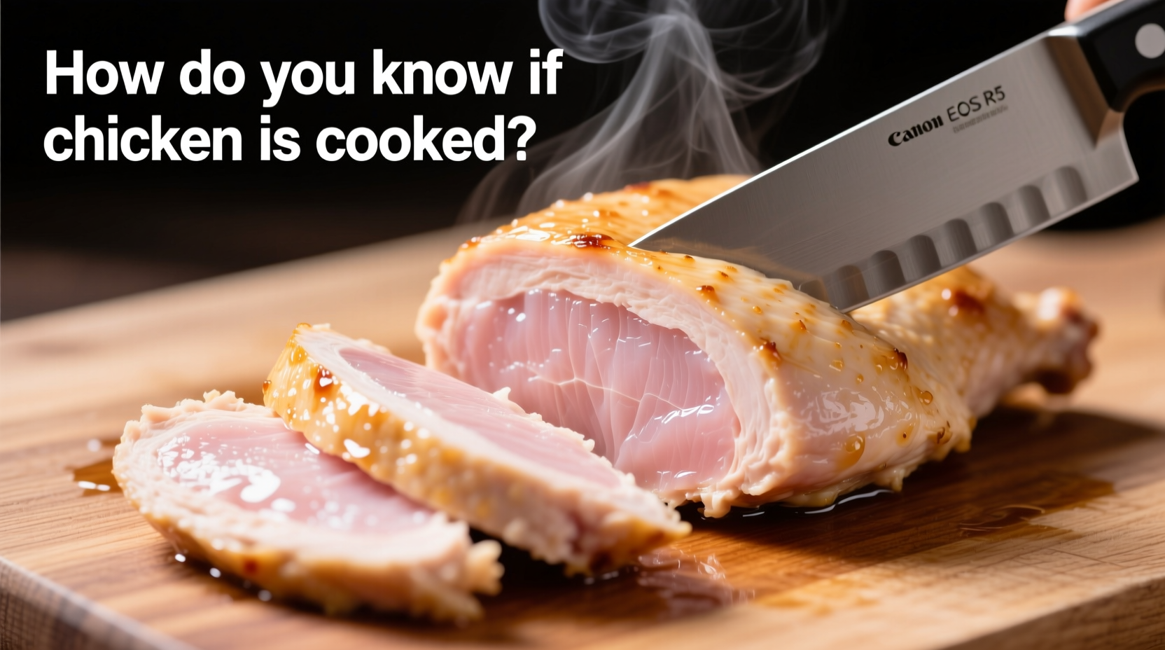 how do you know if chicken is cooked