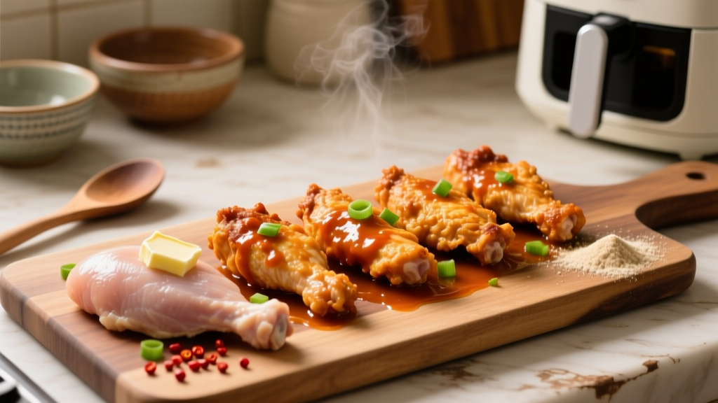 Crispy Air Fryer Buffalo Chicken Tenderloins