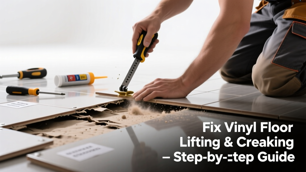 Fix Vinyl Floor Lifting and Creaking Noise