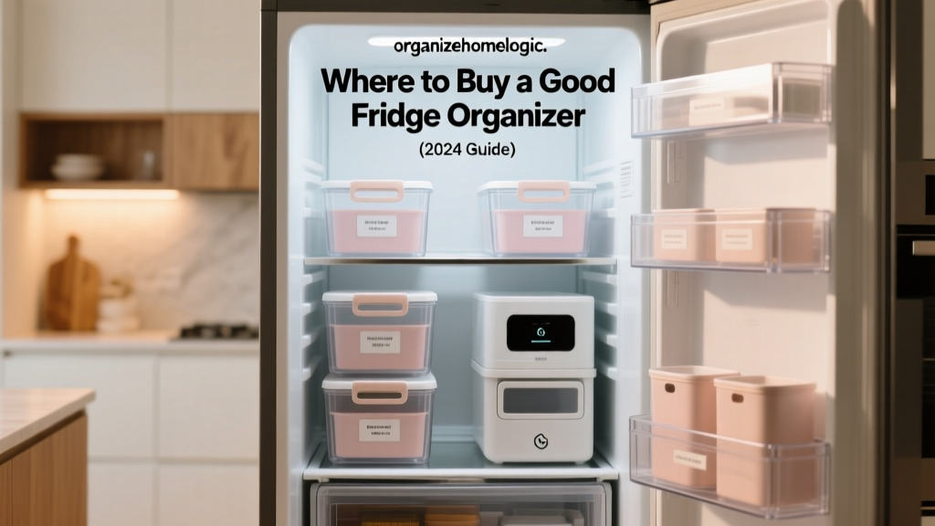 Where to Buy a Good Fridge Organizer (2024 Guide)