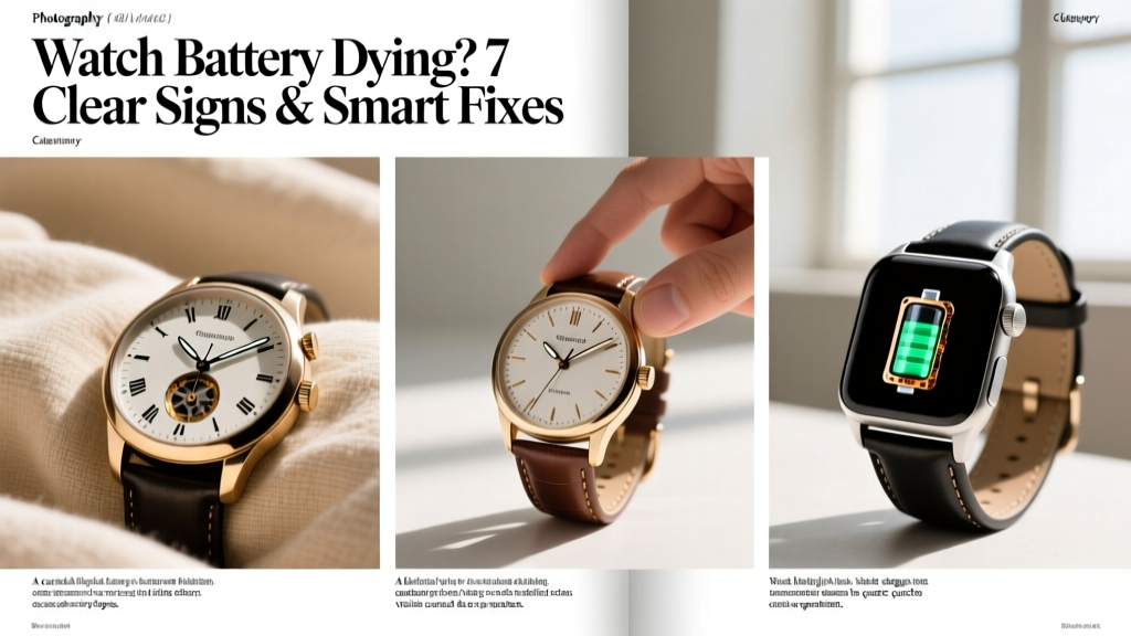 Watch Battery Dying? 7 Clear Signs & Smart Fixes