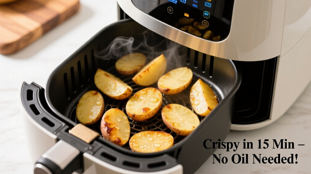 Crispy Loaded Potato Slices in Air Fryer