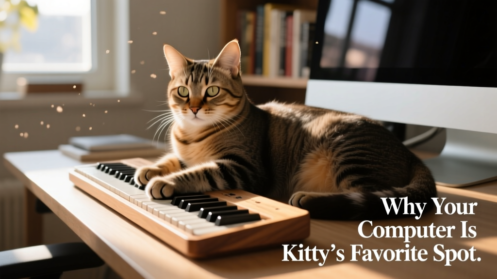 Cat on Your Keyboard? Here's Why Your Computer Is Kitty's Favorite Spot