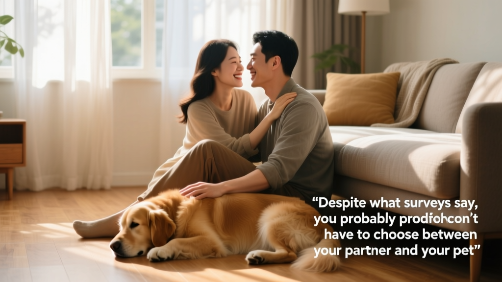 Despite What Surveys Say, You Probably Don’t Have to Choose Between Your Partner and Your Pet