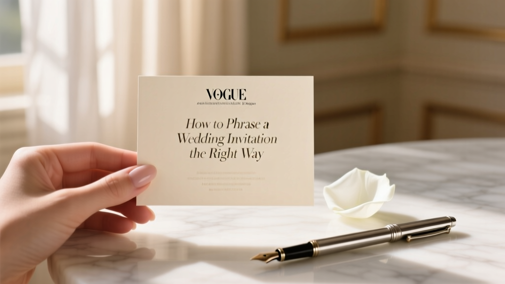 Wedding Invitation Wording: Clear, Warm & Etiquette-Perfect