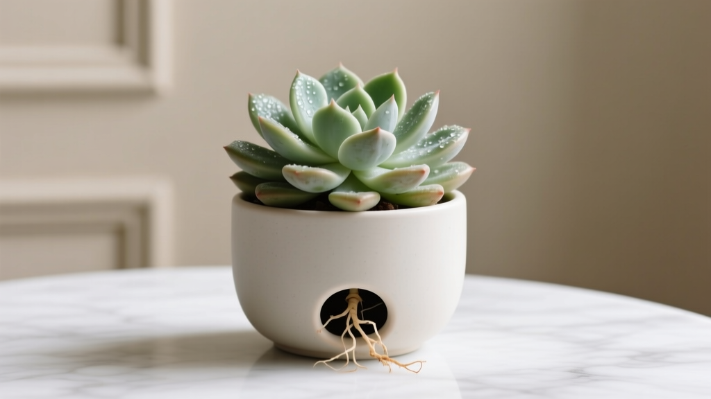 Succulent Root Disturbance: Repot Echeveria Safely