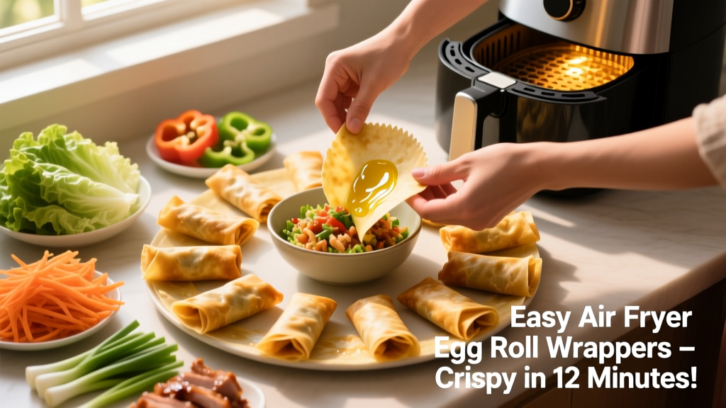 Egg Roll Wrapper Recipes for Air Fryer (Crispy & Easy!)