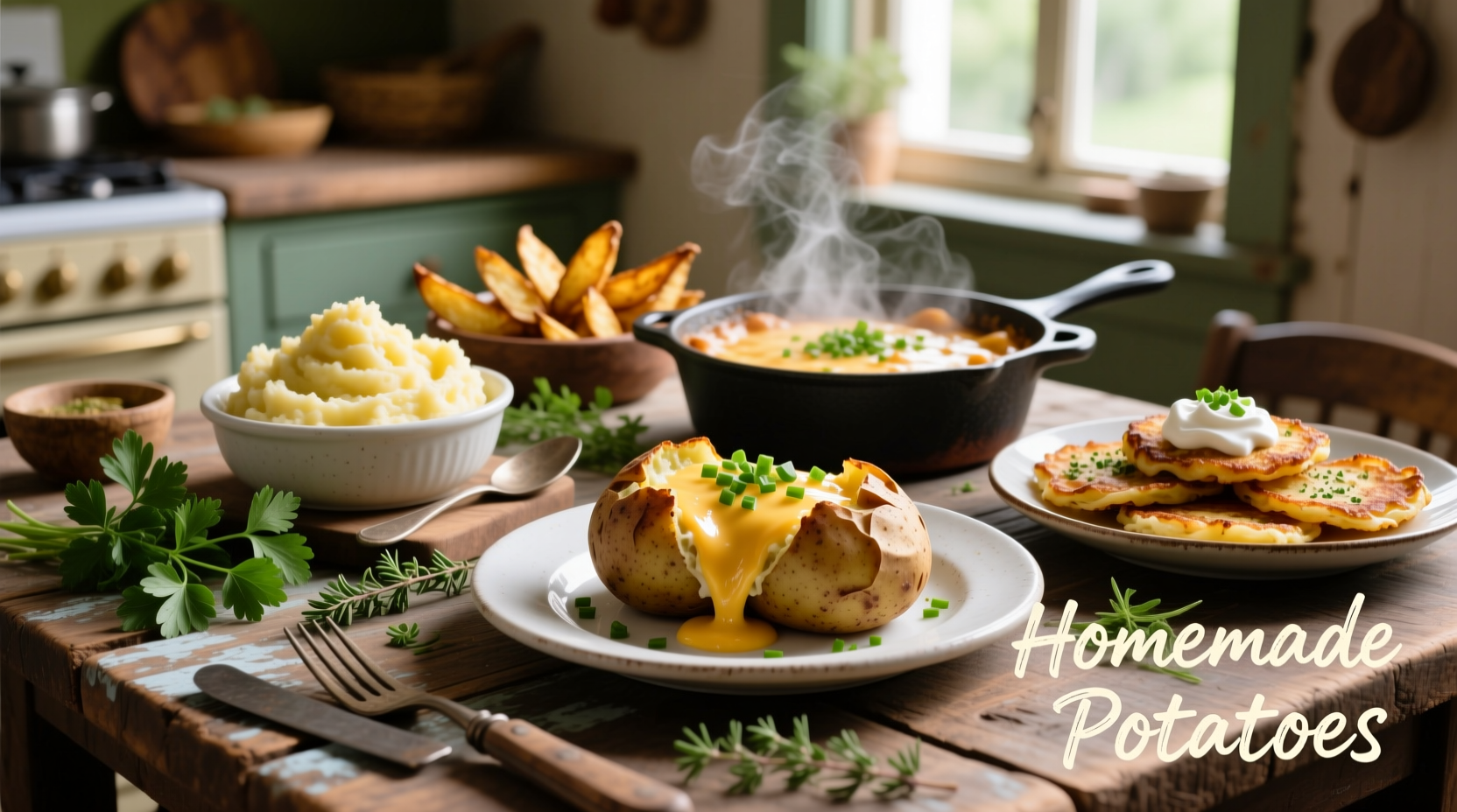 dishes made with potato