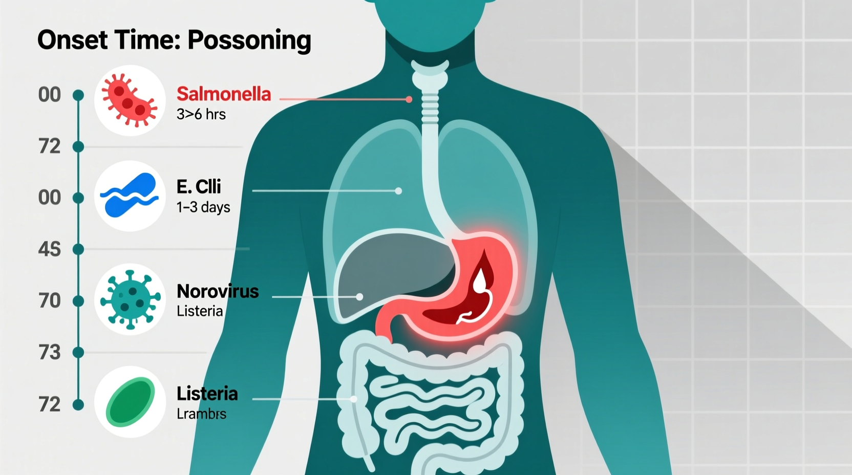 how long does food poisoning take to kick in