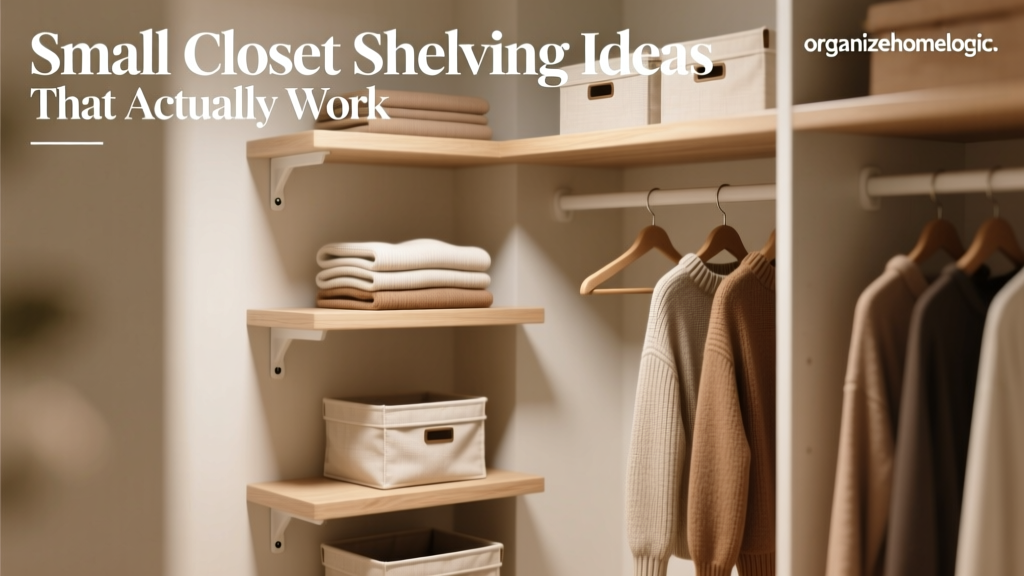 Small Closet Shelving Ideas That Actually Work
