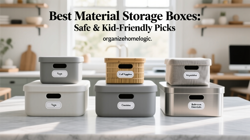 Best Material Storage Boxes: Safe & Kid-Friendly Picks