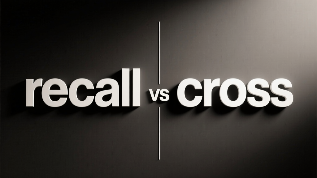 Recall vs Cross: Understanding Two Distinct Sleep Technology Approaches for Better Rest