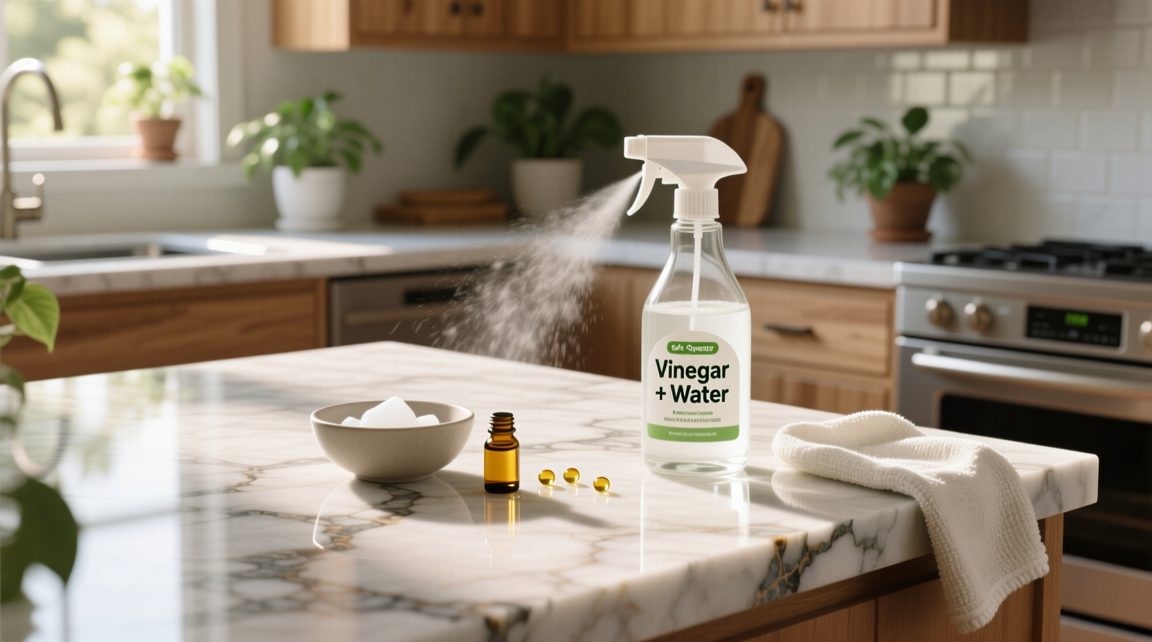 orange peel vinegar cleaner quartz safe or risky
