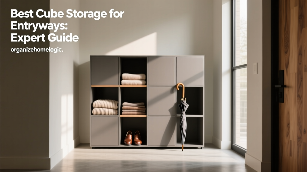 Best Cube Storage for Entryways: Expert Guide