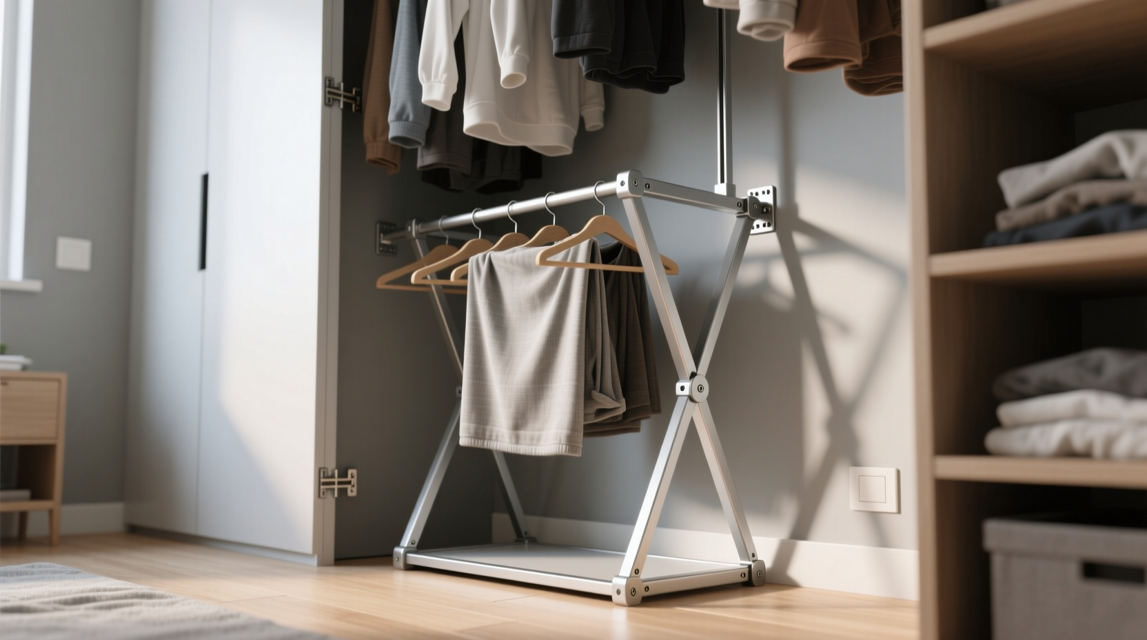 closet organization tips for renters
