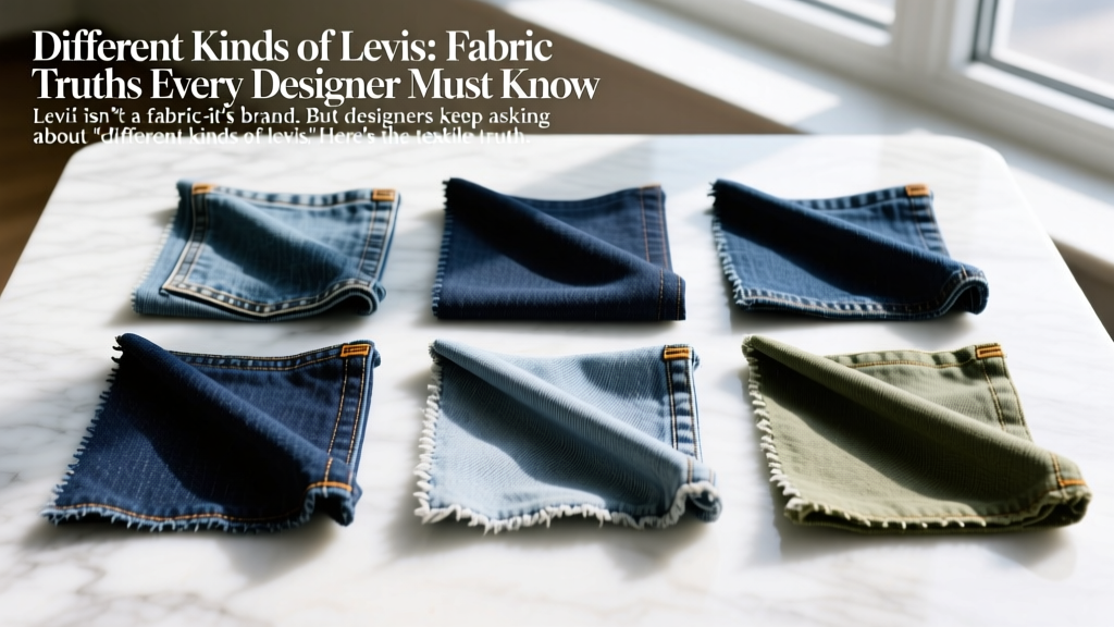 Different Kinds of Levis: Fabric Truths Every Designer Must Know