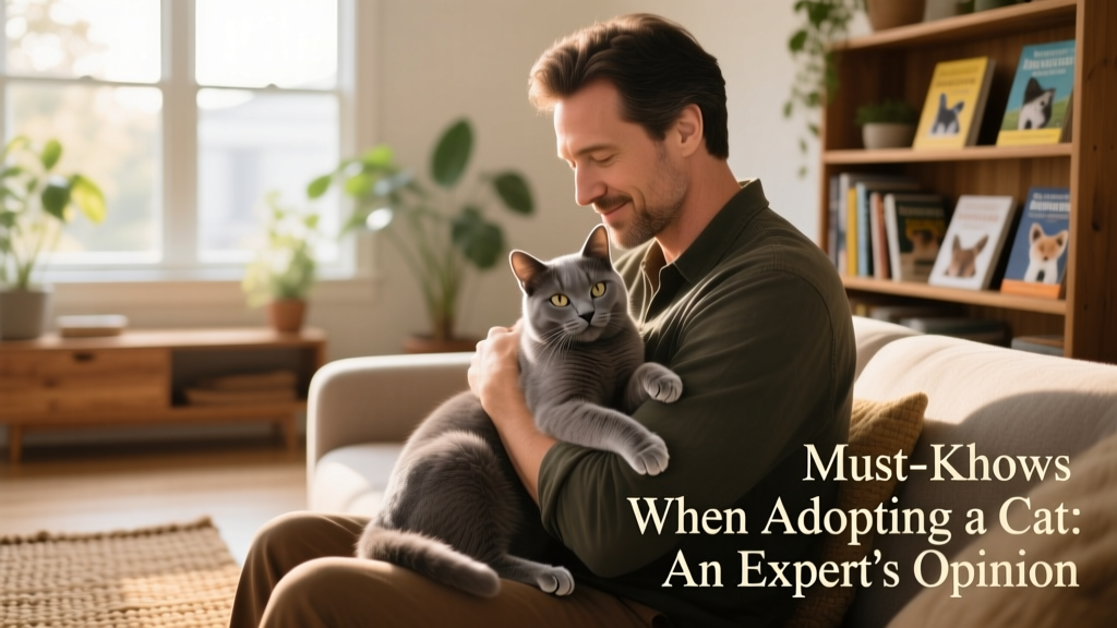 Person holding a calm grey cat close to their chest