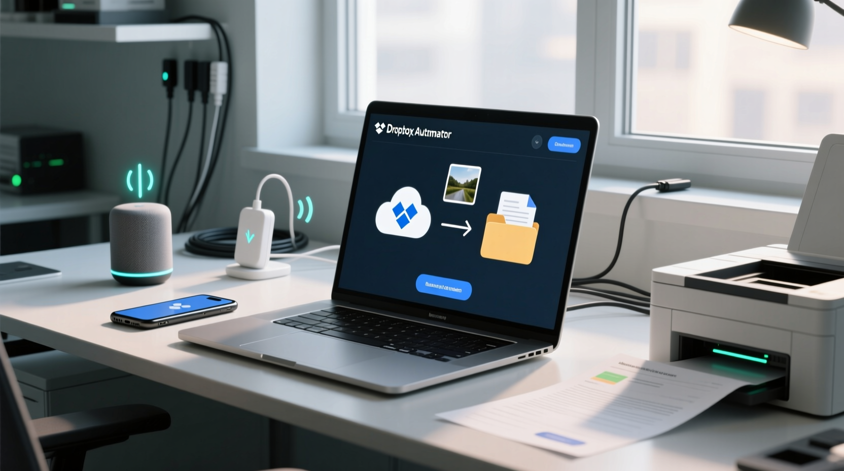 dropbox automator now sends images and docs automatical