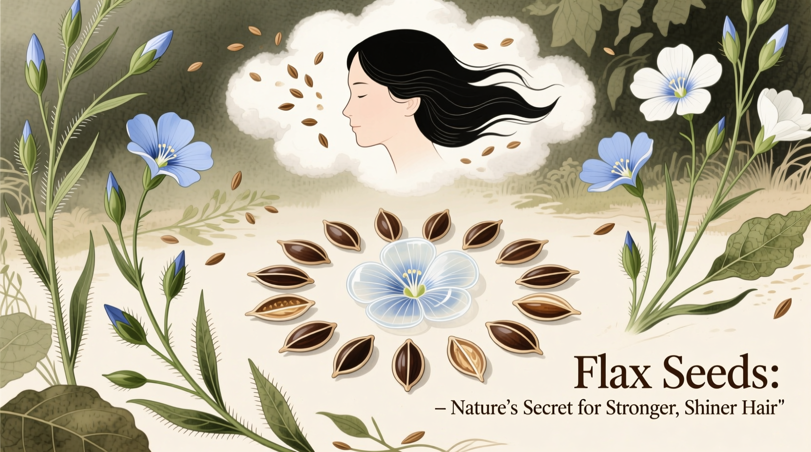 Flax Seeds for Hair: 3 Science-Backed Benefits & How to Use