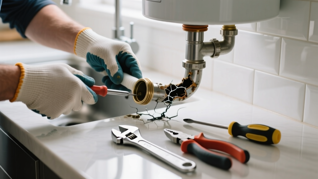 Fixing a Broken Water Heater Dip Tube in the Kitchen