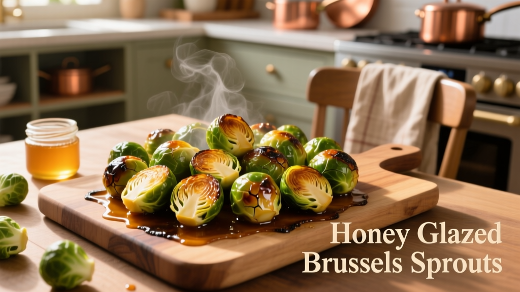 Crispy Honey-Glazed Brussels Sprouts in Air Fryer
