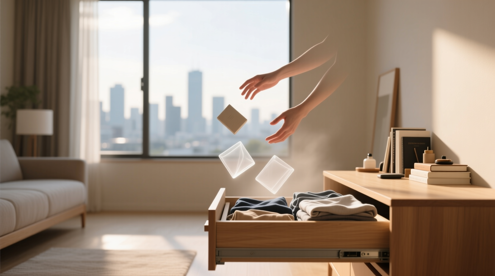 make it easier to get rid of your clutter by giving up