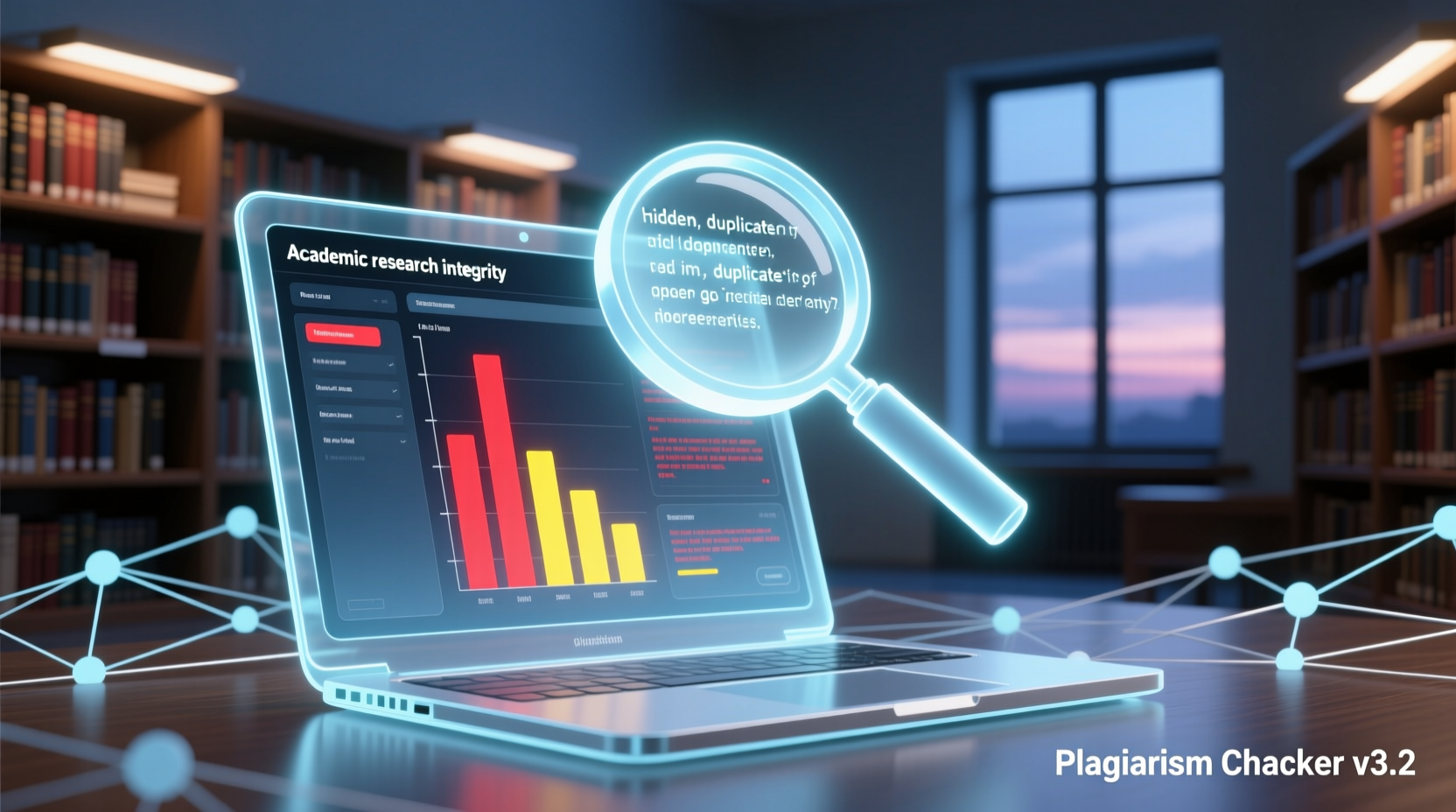 use a plagiarism checker to get references for a resear