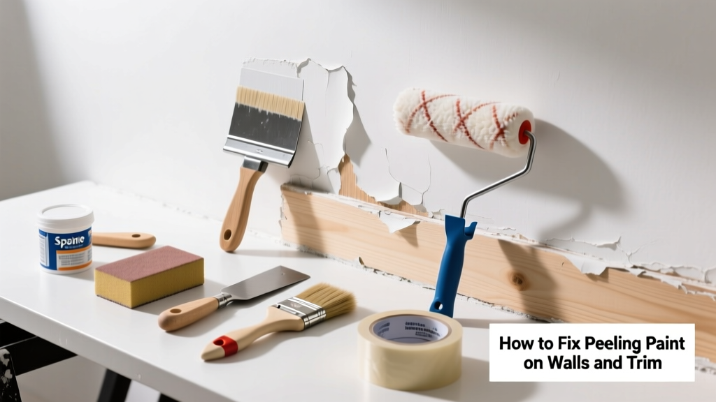 How to Fix Peeling Paint on Walls and Trim
