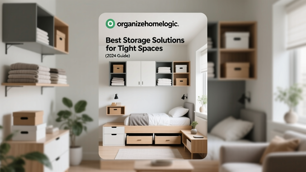 Best Storage Solutions for Tight Spaces (2024 Guide)